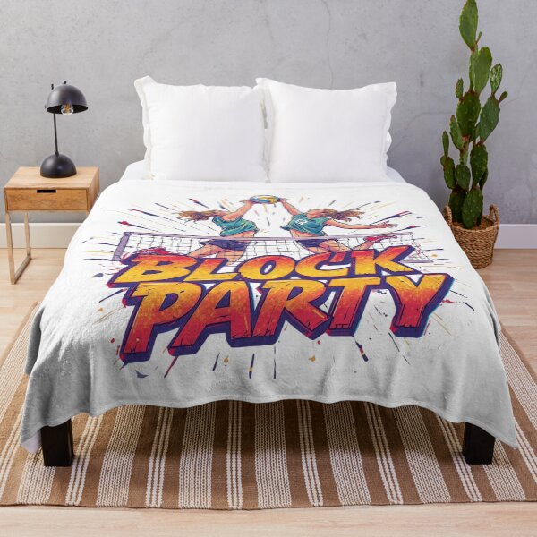 Item preview, Block Party Volleyball T-Shirt designed and sold by RMTrendy.