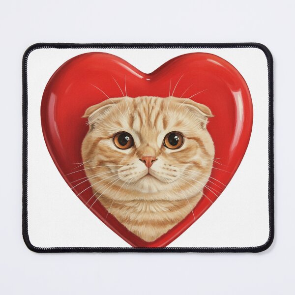 Item preview, Valentines Pets in Hearts Scottish Fold designed and sold by KC's.