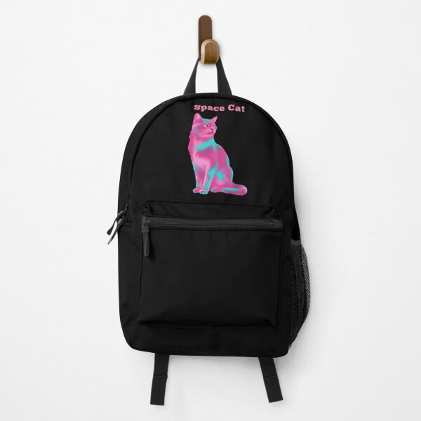 Item preview, Space Cat – Neon-colored cat in galaxy style designed and sold by TimelessCW.