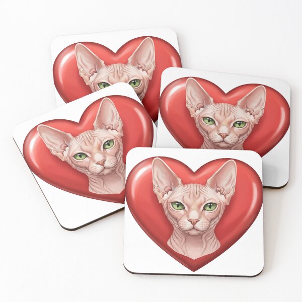 Item preview, Valentines Pets in Hearts Sphynx designed and sold by KC's.
