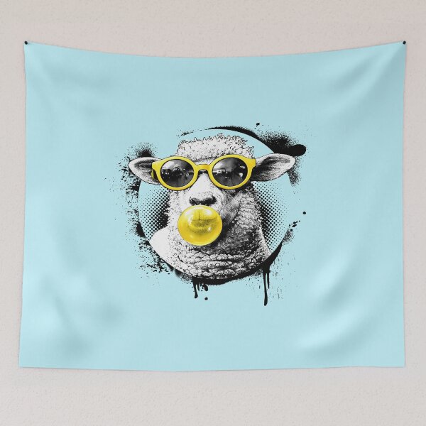 Item preview, Sheep Pop Art Digital Art Summer Mood designed and sold by CreareAT.