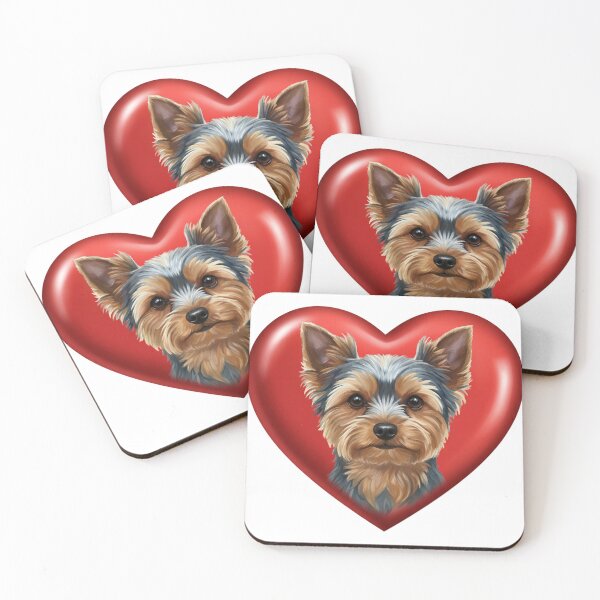 Item preview, Valentines Pets in Hearts Yorkie designed and sold by KC's.