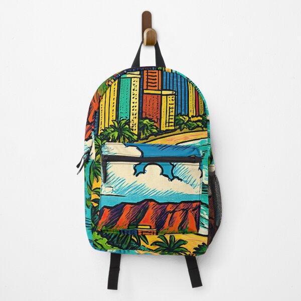 Item preview, Honolulu, city | Comics stylCartoone - designed and sold by ComicsFactory.