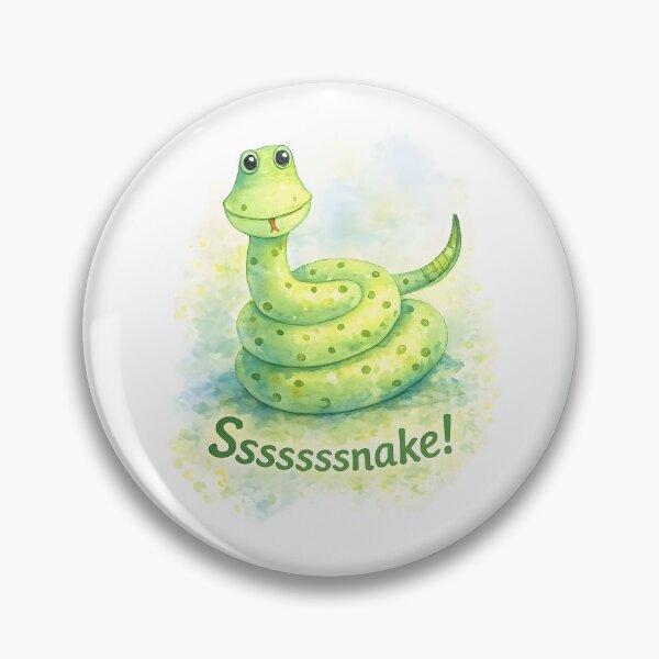 Item preview, Ssssssnake! Cute Watercolor Snake Illustration designed and sold by blankTeeShirt.