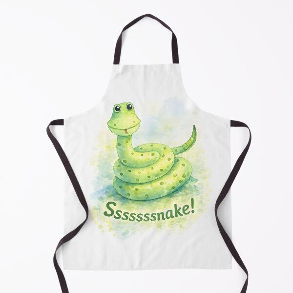 Item preview, Ssssssnake! Cute Watercolor Snake Illustration designed and sold by blankTeeShirt.