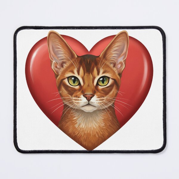 Item preview, Valentines Pets in Hearts Abysinnian designed and sold by KC's.