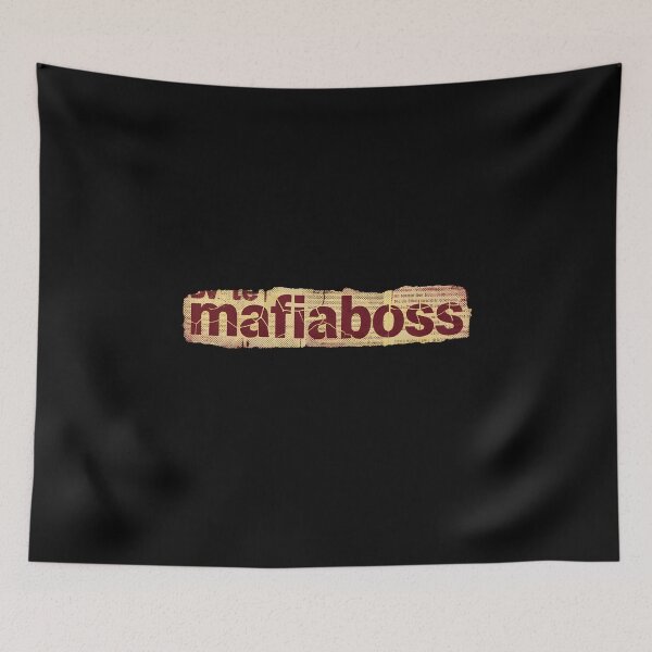 Item preview, Mafia Boss – Vintage Grunge Typography on Torn Paper designed and sold by TimelessCW.