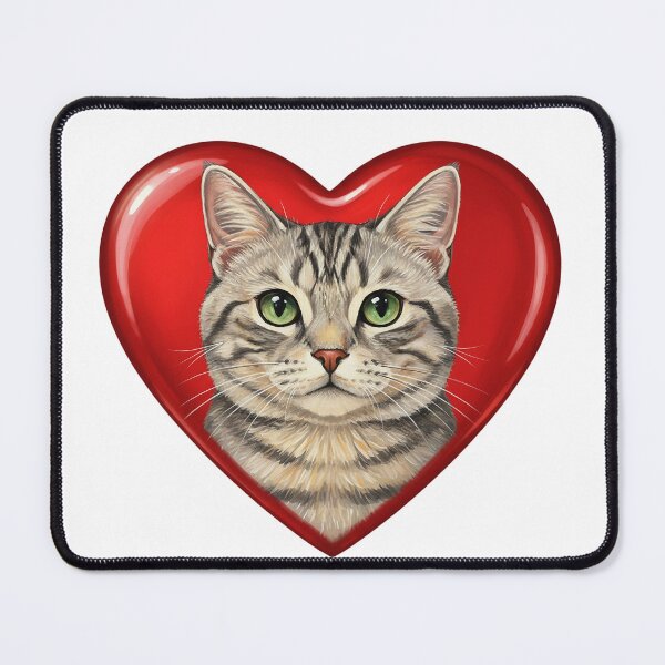 Item preview, Valentines Pets in Hearts American Shorthair designed and sold by KC's.