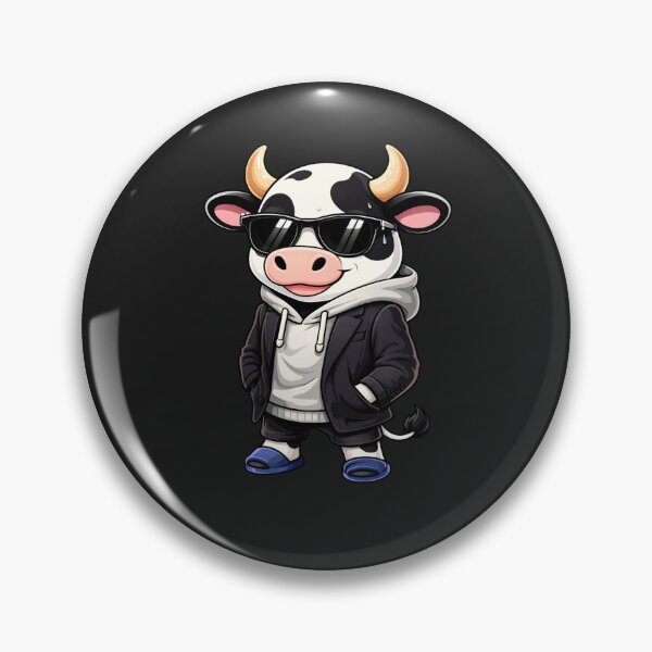 Item preview, Boss Cow – Cute Chibi Cow Cartoon | Calm Alpha Work Lifestyle Design designed and sold by ColorSplash123.
