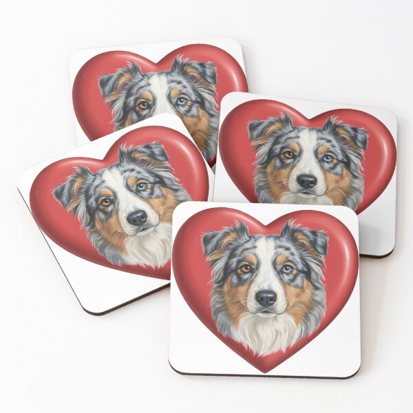 Item preview, Valentines Pets in Hearts Aussie designed and sold by KC's.