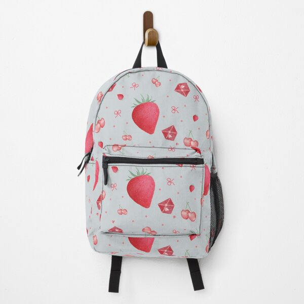 Item preview, Strawberry Watercolour Pattern - Valentine Cherries Love Letters Blue Sweet designed and sold by TheLuxeNook.
