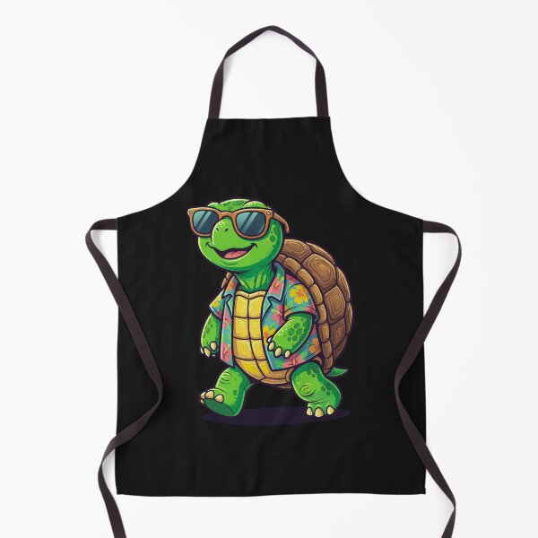 Item preview, Cool Turtle in Sunglasses – Tropical Hawaiian Cartoon Turtle designed and sold by Royalsticker.