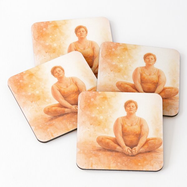Item preview, Bound Angle Asana (Butterfly yoga pose) designed and sold by chihuahuashower.