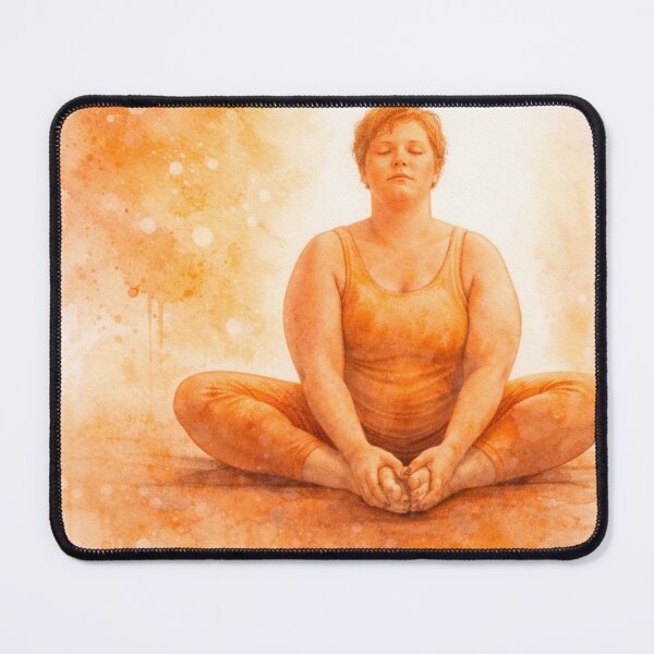 Item preview, Bound Angle Asana (Butterfly yoga pose) designed and sold by chihuahuashower.