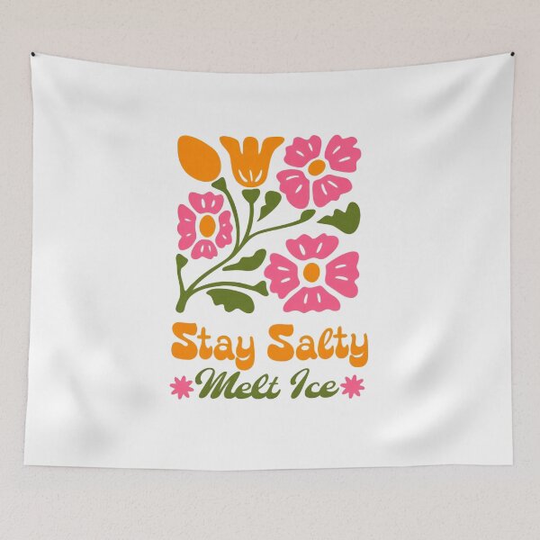 Item preview, Stay Salty Melt Ice Resist Immigration Human Rights Justice designed and sold by SkeletonsDanger.