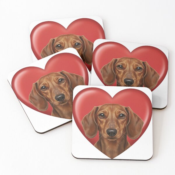 Item preview, Valentines Pets in Hearts Dachshund designed and sold by KC's.