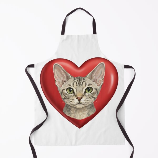 Item preview, Valentines Pets in Hearts Devon Rex designed and sold by KC's.