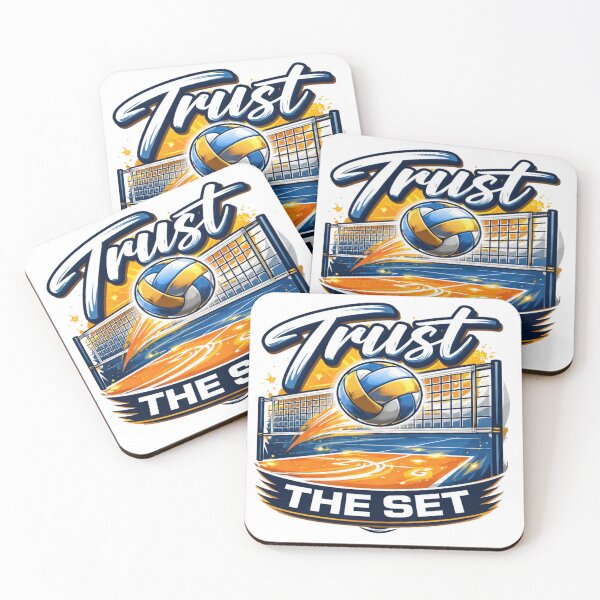 Item preview, Trust The Set Volleyball T-Shirt designed and sold by RMTrendy.