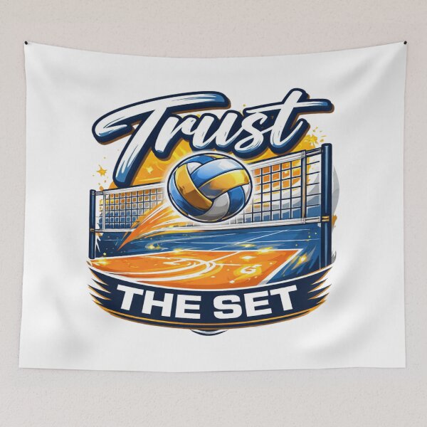 Item preview, Trust The Set Volleyball T-Shirt designed and sold by RMTrendy.