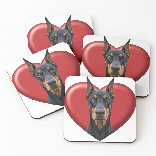 Item preview, Valentines Pets in Hearts Doberman designed and sold by KC's.