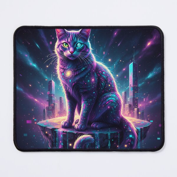 Item preview, Galactic Anomaly: The Cosmic Cat of Neo-Istanbul designed and sold by SystemOutDesing.
