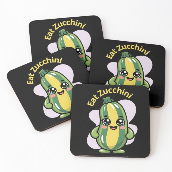 Item preview, Eat Zucchini – Cute Happy Zucchini Character designed and sold by 404wearpl.