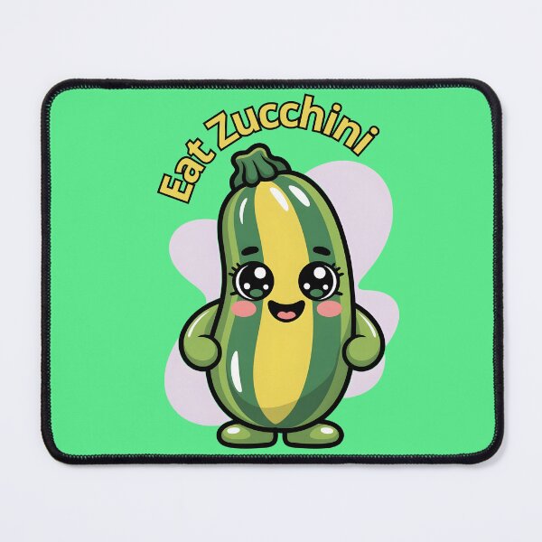 Item preview, Eat Zucchini – Cute Happy Zucchini Character designed and sold by 404wearpl.