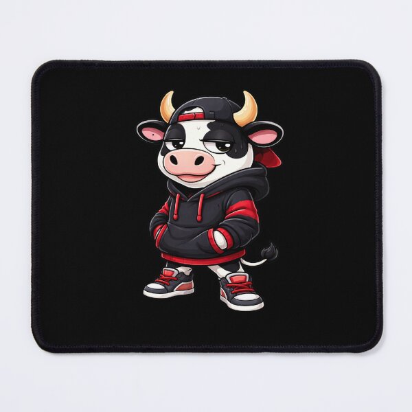 Item preview, Urban Street Cow – Cool Chibi Cow Cartoon | Streetwear Lifestyle Design designed and sold by ColorSplash123.