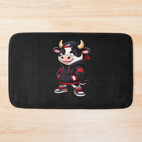 Item preview, Urban Street Cow – Cool Chibi Cow Cartoon | Streetwear Lifestyle Design designed and sold by ColorSplash123.