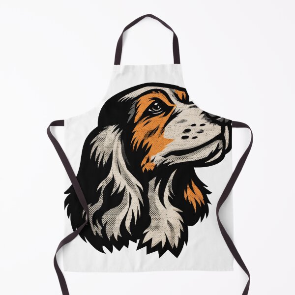 Item preview, Noble Spaniel Bold Line Dog Art designed and sold by ForeverPrintsOK.