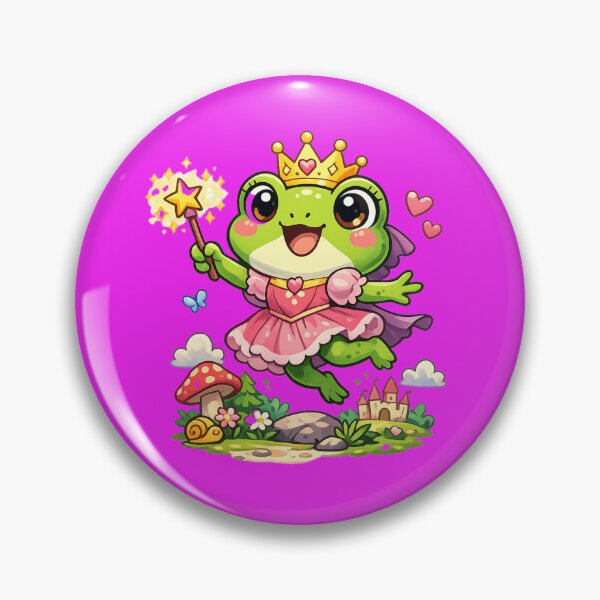 Item preview, Magical frog princess in the air designed and sold by FroggyOnly.