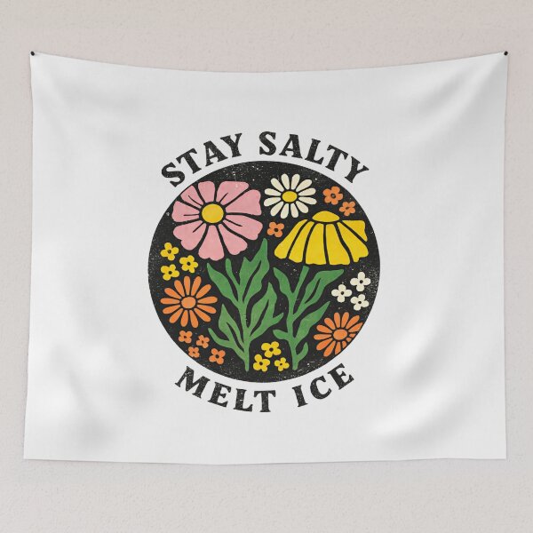Item preview, Stay Salty Melt Ice Abolish Ice Resist Protest designed and sold by SkeletonsDanger.