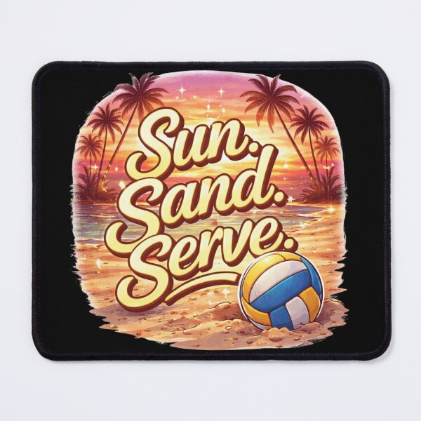 Item preview, Sun Sand Serve Beach Volleyball T-Shirt designed and sold by RMTrendy.
