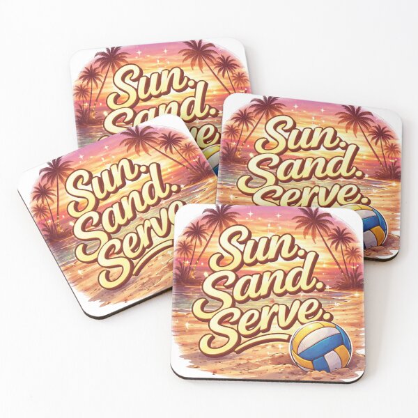Item preview, Sun Sand Serve Beach Volleyball T-Shirt designed and sold by RMTrendy.