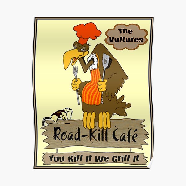 Art Steve's Roadkill Cafe Photo Fridge Magnet 2x3 