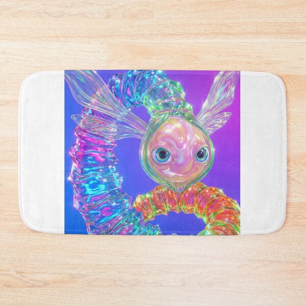 Item preview, Iridescent Rainbow Worm Creature with Wings designed and sold by maboroshilab.
