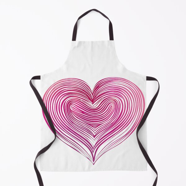 Item preview, Hypnotic Concentric Pink Heart Saint Valentine's Day - Modern Line Wave Love Art Print designed and sold by DesignArtist.ia.
