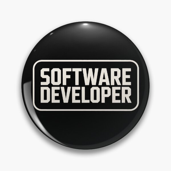 Item preview, Software Developer Badge Design designed and sold by SplashTastic.
