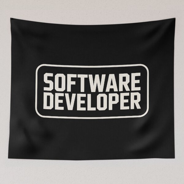 Item preview, Software Developer Badge Design designed and sold by SplashTastic.