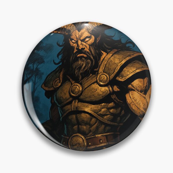 Item preview, Horned god | Comics stylCartoone -  designed and sold by ComicsFactory.