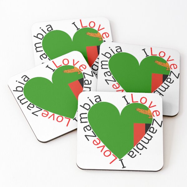 Item preview, I Love Zambia  Heart designed and sold by TheIconSmith.