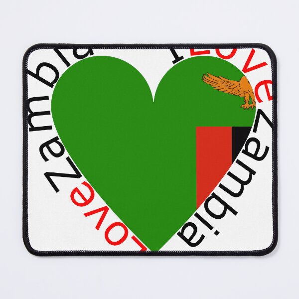 Item preview, I Love Zambia Heart designed and sold by TheIconSmith.