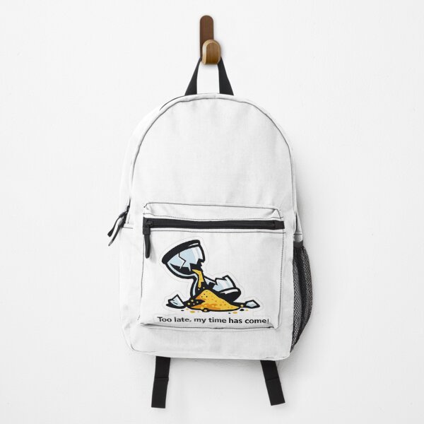 Item preview, Too Late, My Time Has Come – Motivational Hourglass Illustration designed and sold by inaveed.