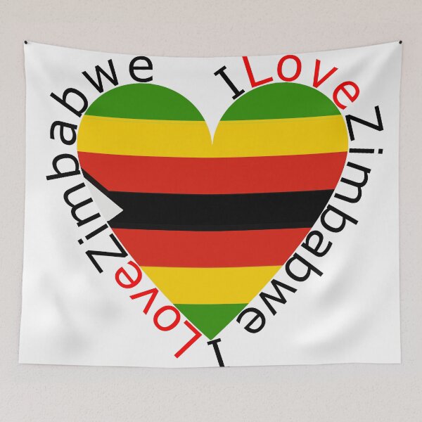 Item preview, I Love Zimbabwe  Heart designed and sold by TheIconSmith.