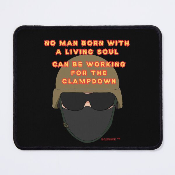 Item preview, NO MAN BORN WITH A LIVING SOUL SOCIAL COMMENT designed and sold by Arty-Coop.