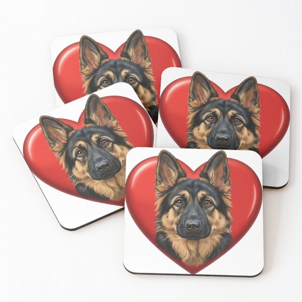 Item preview, Valentines Pets in Hearts German Shepherd designed and sold by KC's.