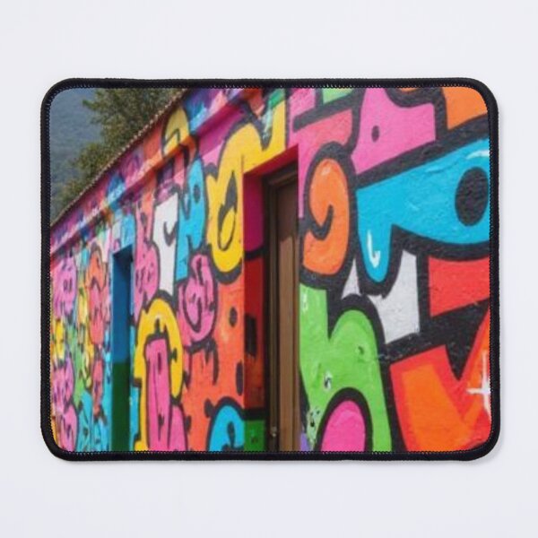 Item preview, Bogotá Pulse: Vibrant Street Mural of La Candelaria Style designed and sold by El-Idioma-Bros.