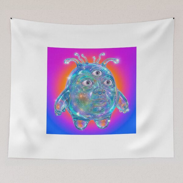 Item preview, Holographic Three-Eyed Bubble Creature designed and sold by maboroshilab.