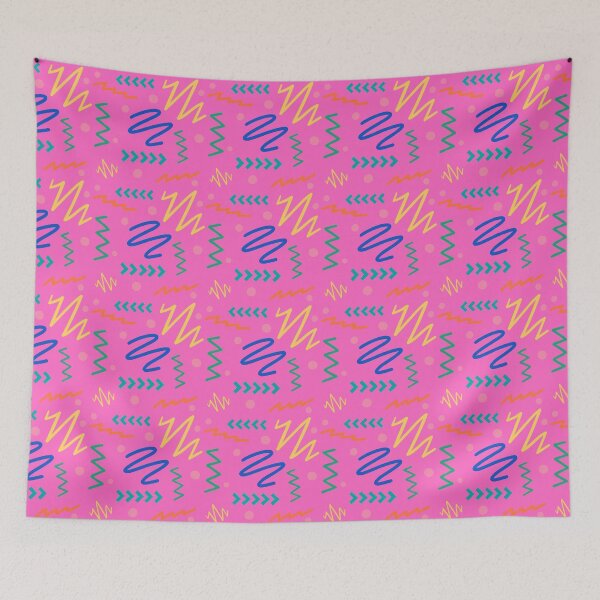 Item preview, 80’s Neon Squiggles Pattern Seamless designed and sold by Kimberly Rodriguez.