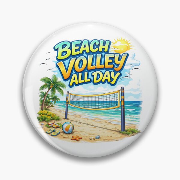 Item preview, Beach Volley All Day T-Shirt designed and sold by RMTrendy.
